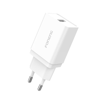 Foneng Wall charger K300 - USB - 18W 3A white