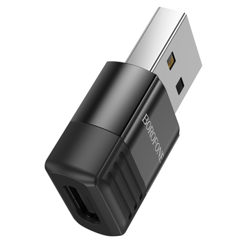 Borofone Adapter BV18 - USB to Type C - black