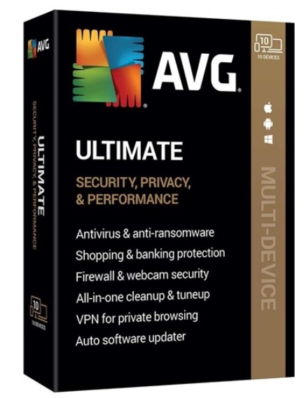 AVG Ultimate 2022 with Secure VPN Key (1 Year / 10 Devices)