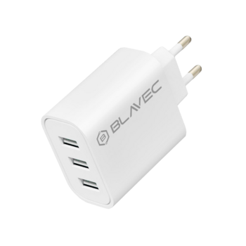 Blavec Wall charger BC3 - 3xUSB - 3A (TCBC3-3UW3A) white