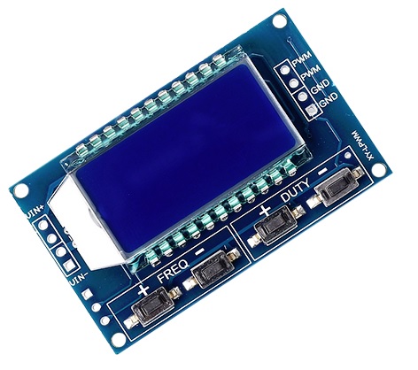 PWM SIGNAL GENERATOR WITH LCD