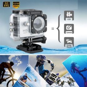 Αδιάβροχη κάμερα δράσης HD με Οθόνη 1.5in - Action Camera με αξεσουάρ