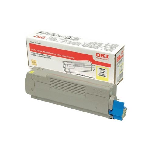 OKI C833/843 TONER YELLOW 10K (46443101) (OKI-C833-Y)