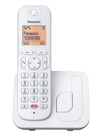 Panasonic KX-TGC250SPW Ασύρματο Τηλέφωνο DECT Λευκό