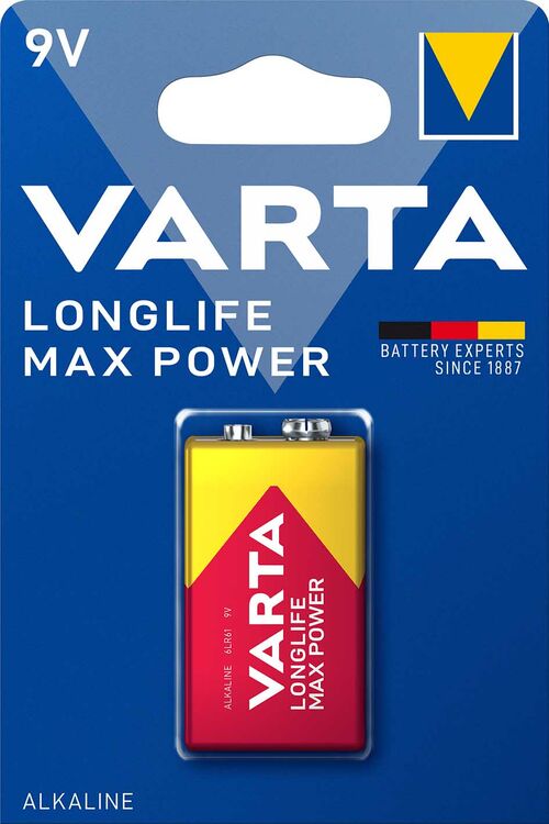 Varta Longlife Max 9V  6LR61 (1τμχ)