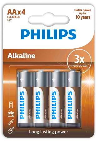 Philips Eco Αλκαλική LR6 AA (4 τμχ)