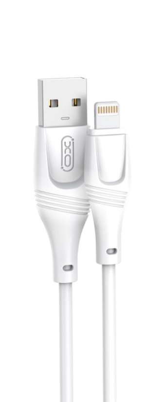 XO NB238 Καλώδιο Φόρτισης + Data Lightning L=3M Zeus Series Άσπρο