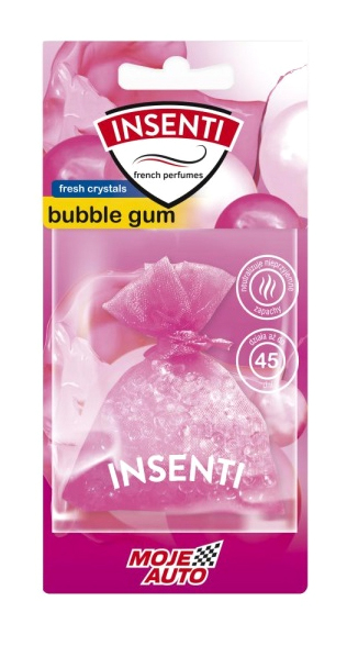 MOJE AUTO κρεμαστό αρωματικό αυτοκινήτου 15-507 bubble gum, crystals 20g 15-507