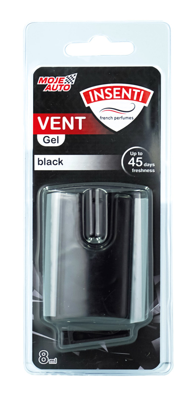 MOJE AUTO αρωματικό αεραγωγών αυτοκινήτου 15-550, black, gel, 8ml 15-550