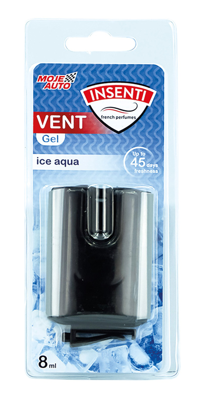 MOJE AUTO αρωματικό αεραγωγών αυτοκινήτου 15-553, ice aqua, gel, 8ml 15-553