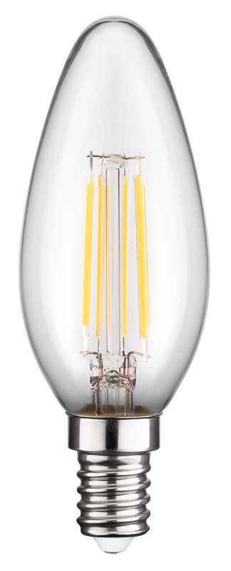 GOOBAY LED λάμπα candle 65390, E14, Filament, 4W, 2700K, 470lm 65390