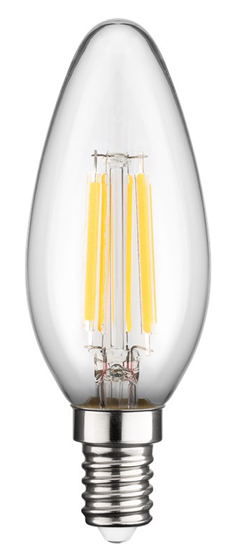 GOOBAY LED λάμπα candle 65393, E14, Filament, 6W, 2700K, 1055lm 65393