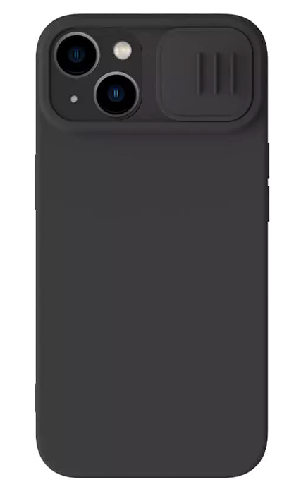 NILLKIN θήκη CamShield Silky Magnetic Silicone για iPhone 15, μαύρη 6902048269538