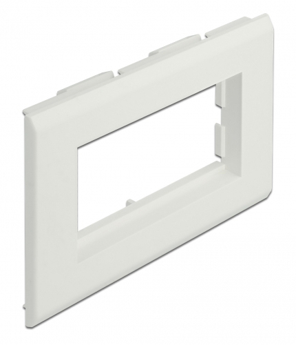 DELOCK module βάση πρίζας Easy 45 81316, 130 x 80 mm, λευκό 81316