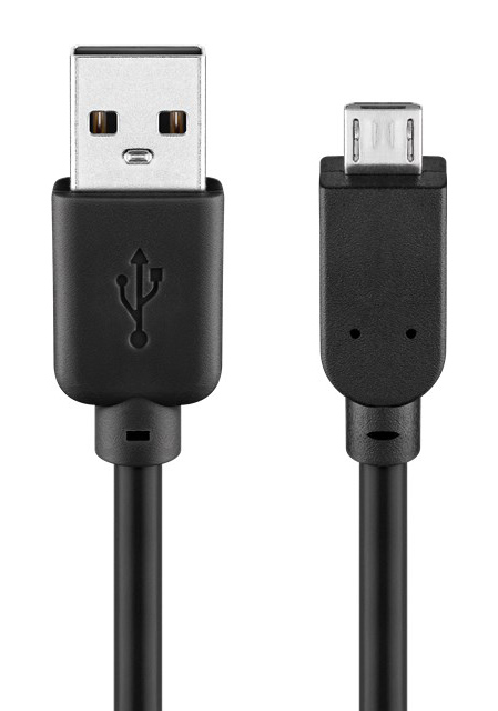 GOOBAY καλώδιο USB 2.0 σε Micro USB 93181, 1.5m, μαύρο 93181