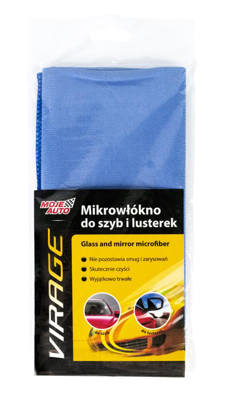 MOJE AUTO πανάκι καθαρισμού από μικροΐνες 97-031, 40x40cm, μπλε 97-031