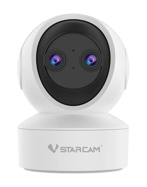 VSTARCAM smart κάμερα CS49D, 3MP, dual lens, WiFi, PTZ, SD CS49D