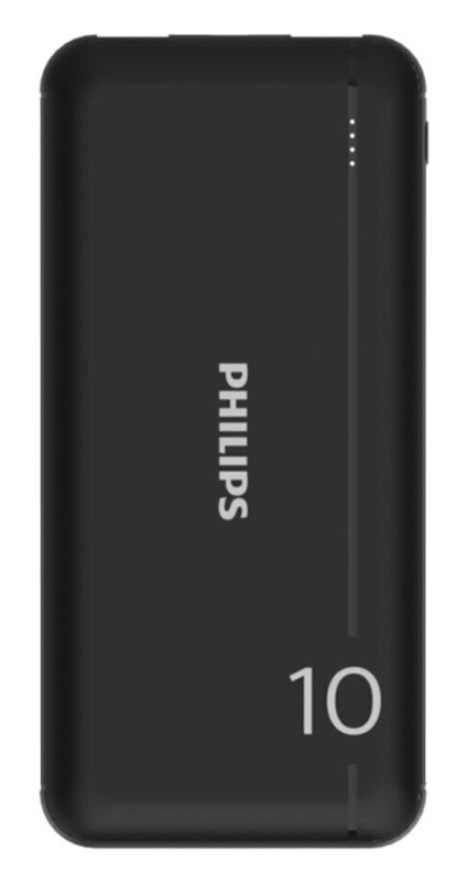 PHILIPS power bank DLP1810NB-62, 10000mAh, 2x USB, 2.1A, μαύρο DLP1810NB-62