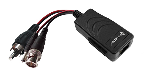 FOLKSAFE video & power balun transmitter FS-HD4301VPA, 4K, audio, RJ45 FS-HD4301VPA