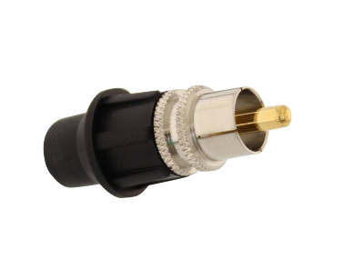 TELECOM RCA male universal connector, με καπάκι, 5τμχ KCM