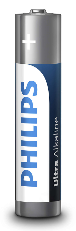 PHILIPS Ultra αλκαλικές μπαταρίες LR03E1BK/00, AAA LR03 1.5V, 500τμχ LR03E1BK-00