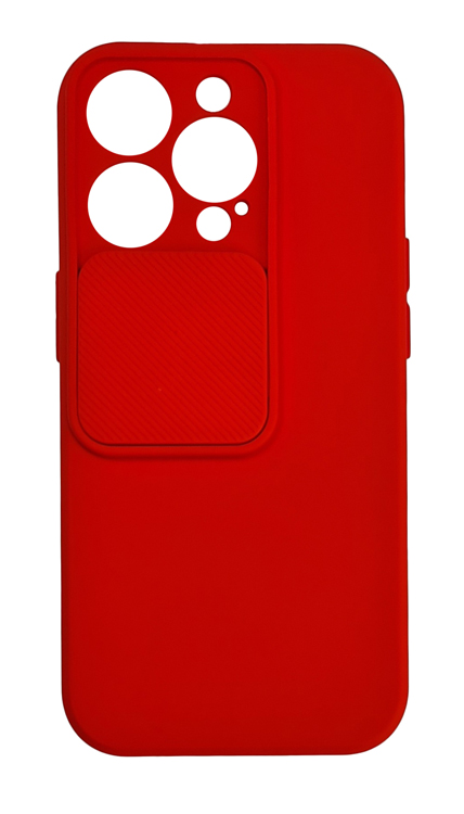 POWERTECH Θήκη Camshield Soft MOB-1790 για iPhone 13 Pro, κόκκινο MOB-1790