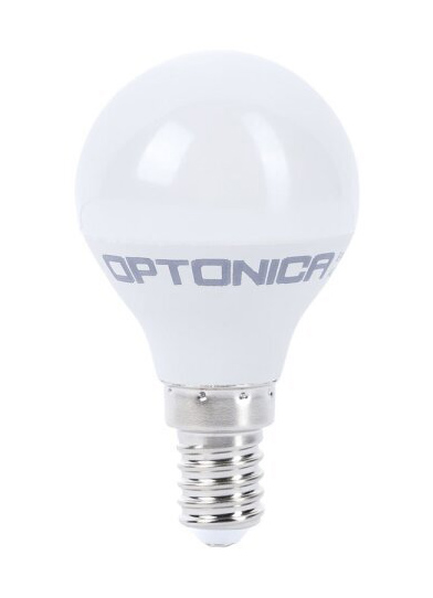 OPTONICA LED λάμπα G45 1401, 5.5W, 6000K, E14, 450lm OPT-1401