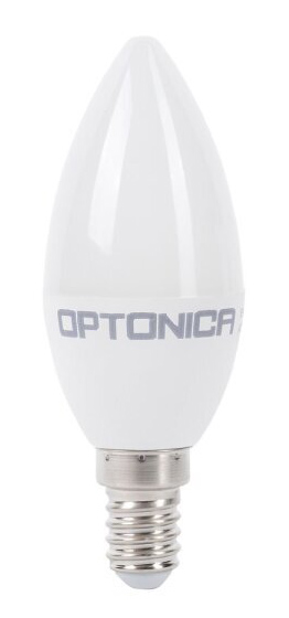 OPTONICA LED λάμπα candle C37 1428, 8W, 6000K, 710lm, E14 OPT-1428