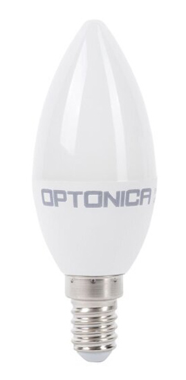 OPTONICA LED λάμπα candle C37 1429, 8W, 4500K, 710lm, E14 OPT-1429