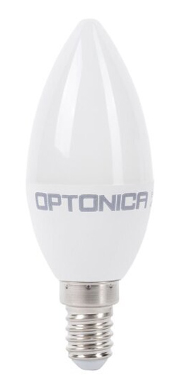 OPTONICA LED λάμπα candle C37 1430, 8W, 2700K, 710lm, E14 OPT-1430