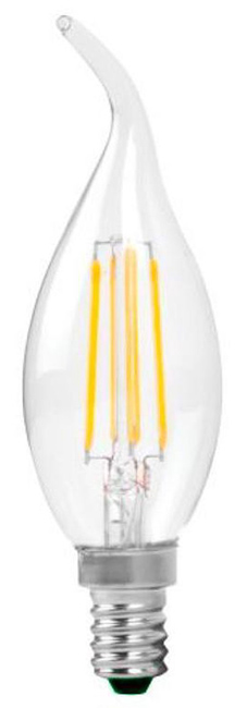 OPTONICA LED λάμπα Candle C35T Filament 1481, 4W, 4500K, E14, 400lm OPT-1481