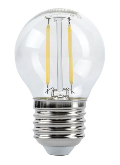 OPTONICA LED λάμπα G45 1866, Filament, 2W, 2700K, 200lm, E27 OPT-1866