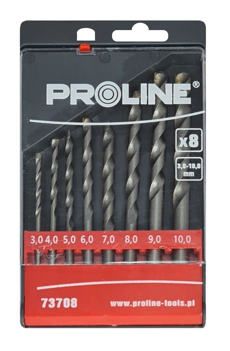 PROLINE σετ τρυπάνια για μπετόν 73708, 3-10mm, 8τμχ PR-73708