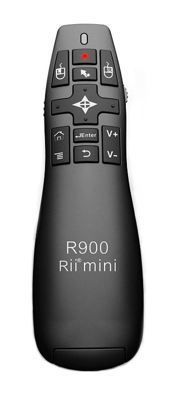 RIITEK τηλεχειριστήριο παρουσιάσεων Mini R900 με laser & air mouse RT-MINIR900