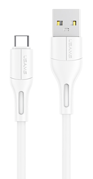 USAMS καλώδιο USB-C σε USB US-SJ501, 10W, 1m, λευκό SJ501USB02