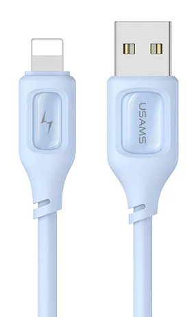 USAMS καλώδιο Lightning σε USB US-SJ618, 12W, 1m, μπλε SJ618USB03