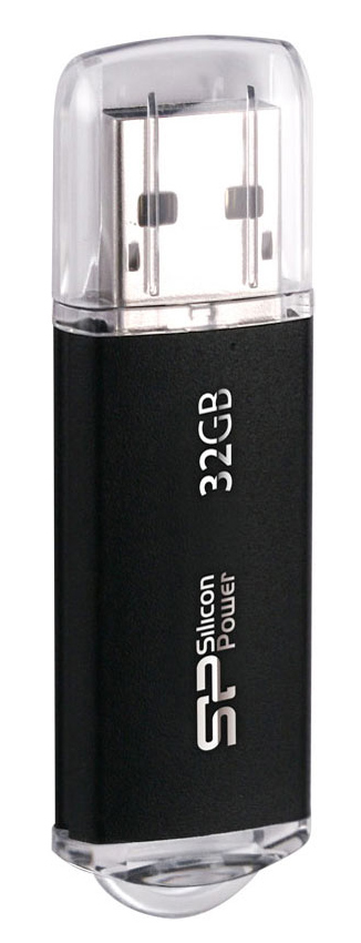 SILICON POWER USB Flash Drive Ultima II-I, 32GB, USB 2.0, μαύρο SP032GBUF2M01V1K