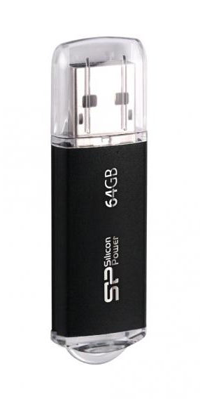 SILICON POWER USB Flash Drive Ultima II-I, 64GB, USB 2.0, μαύρο SP064GBUF2M01V1K