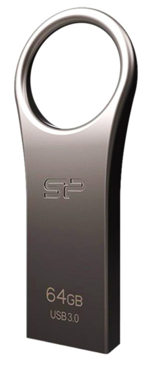 SILICON POWER USB Flash Drive Jewel 80, 64GB, USB 3.2, ασημί SP064GBUF3J80V1T