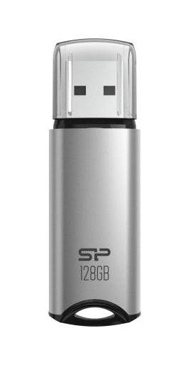 SILICON POWER USB Flash Drive Marvel M02, 128GB, USB 3.2, γκρι SP128GBUF3M02V1S