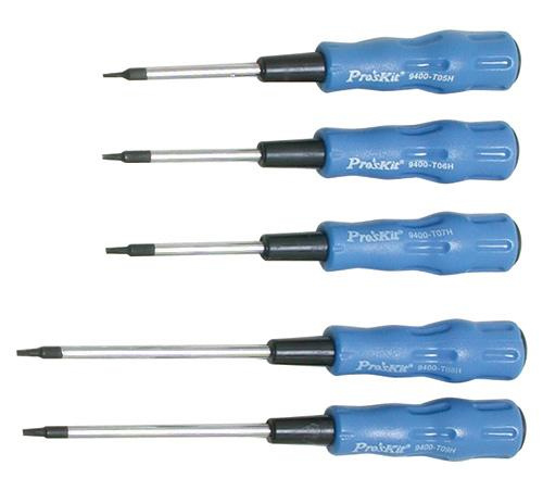 PROSKIT σετ κατσαβιδιών Torx SW-2125H, 5τμχ SW-2125H