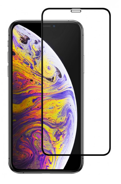 POWERTECH Tempered Glass 5D Full Glue TGC-0265 για iPhone X, μαύρο TGC-0265