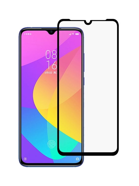 POWERTECH Tempered Glass 5D Full Glue, Xiaomi Mi CC9 Qualcomm, μαύρο TGC-0328