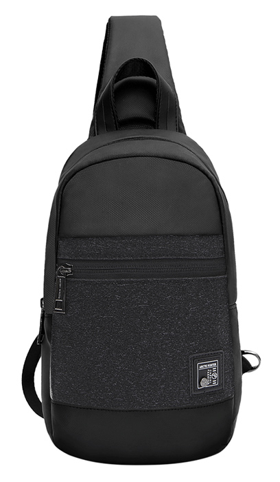 ARCTIC HUNTER τσάντα Crossbody XB0060 με θήκη tablet, 4L, μαύρη XB0060-BK