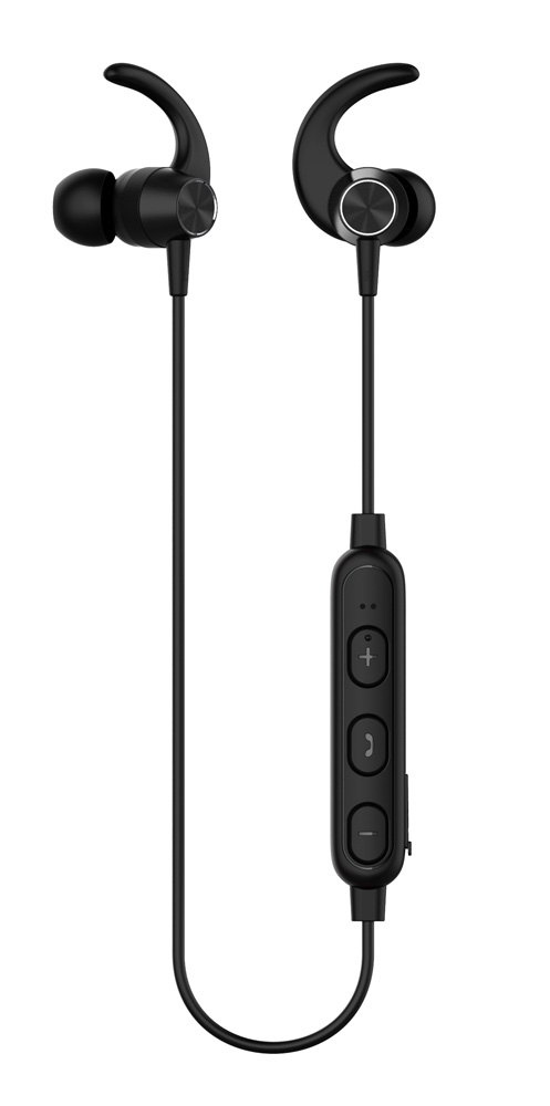 YISON earphones E14 με μαγνήτη, Bluetooth, 10mm, 65mAh, μαύρα E14-BK