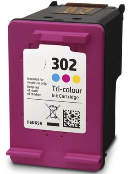 Συμβατό Inkjet για HP 302XL, Color INK-H302CLXL