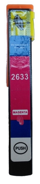 Συμβατό Inkjet μελάνι για Epson, T2633, 12ml, Magenta RE-T2633XLM