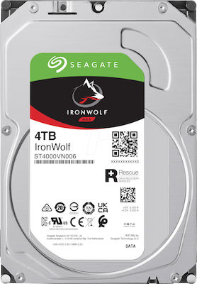 ΔΙΣΚΟΣ HDD SEAGATE IRONWOLF NAS 4TB