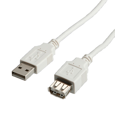 USB cable standard type A-A M/F V 2.0 1.8 m