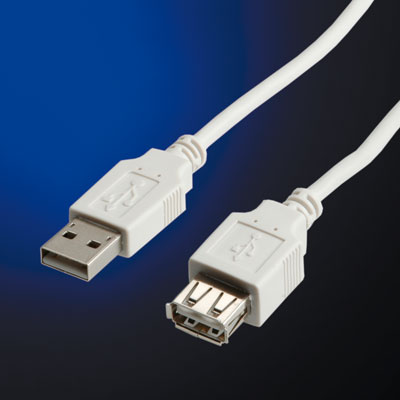 USB cable type A-A M/F V 2.0 2.0 m